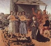 Piero della Francesca Nativity oil